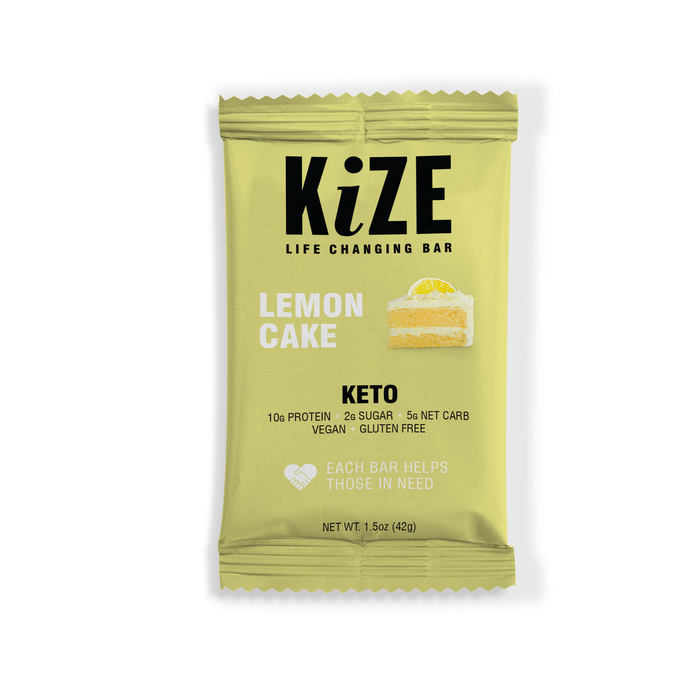 Kize Concepts - Keto Bar Lemon Cake - Case Of 10-1.5 Oz