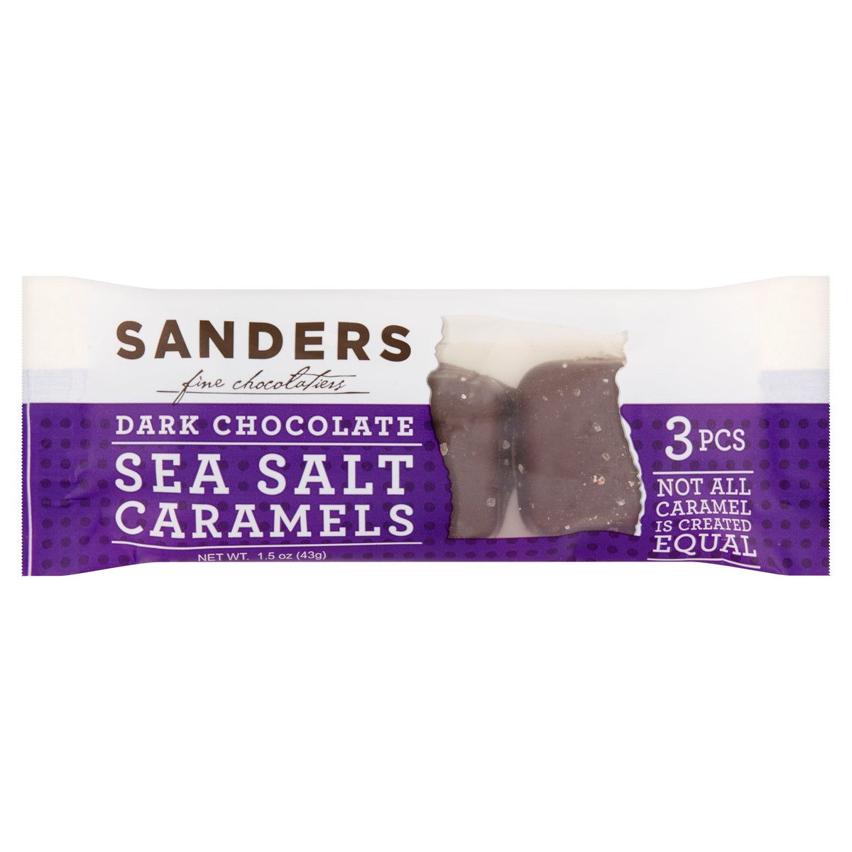 Sanders Raspberry Caramels Sanders Caramels Dark Chocolate Salted (Pack of 8 1.5oz) — Specialty ...