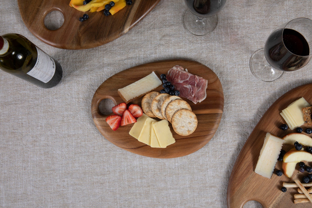 Pebble Shaped Acacia Serving Board 12" x 9"