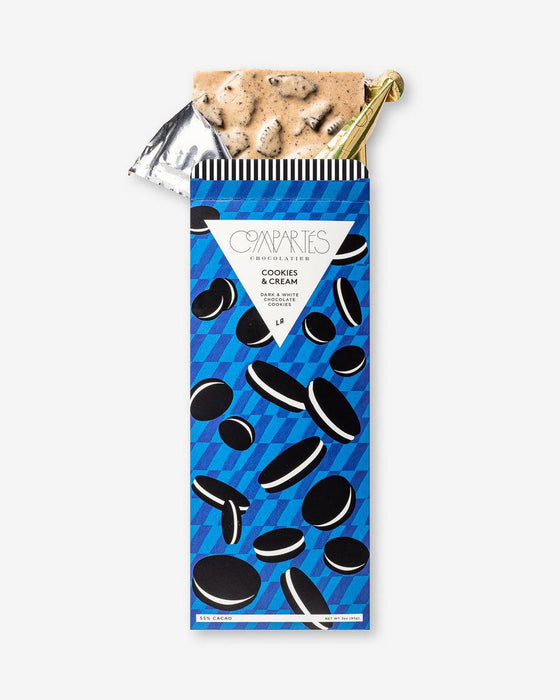 Compartes - 'Cookies & Cream' Dark & White Chocolate Cookies (3OZ | 55%)