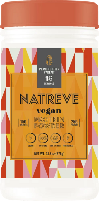 Natreve Vegan Pbttr Protein Powder (Pack of 4) 23.8 Oz