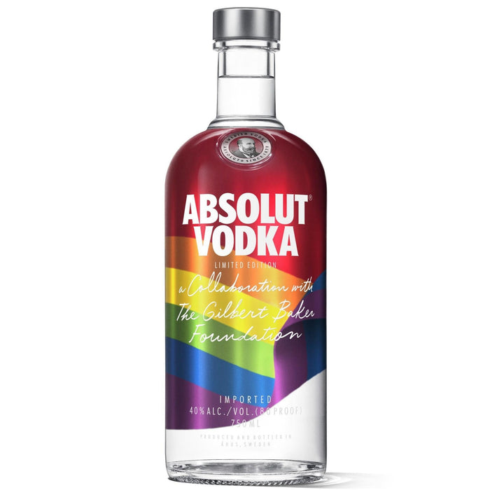 Absolut Vodka - 'Rainbow' Limited-Edition Vodka (750ML)