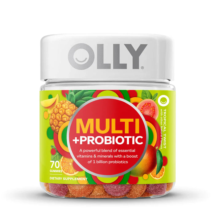 Olly Adult Multi Probiotic Supplement, 70-Count Tripack