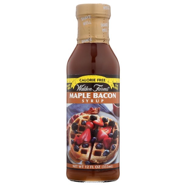 Walden Farms Maple Bacon Syrup, Pack of 6 - 12 fl. oz.