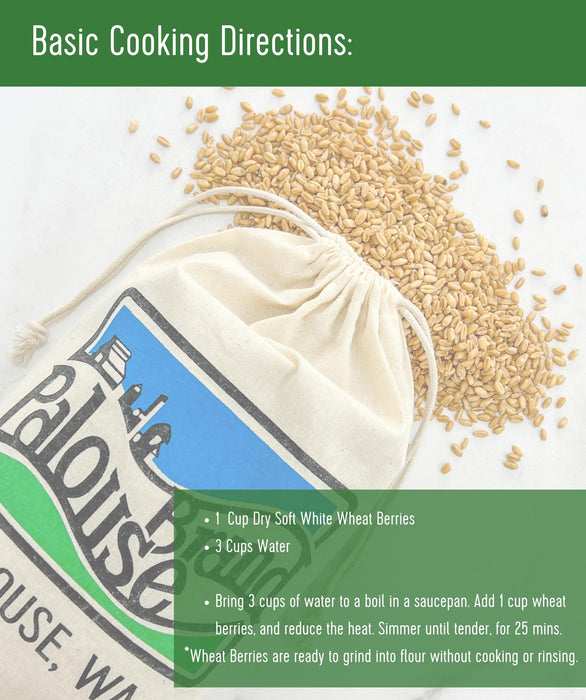 Soft White Wheat Bundle | 100 LB | Certified Glyphosate Residue Free