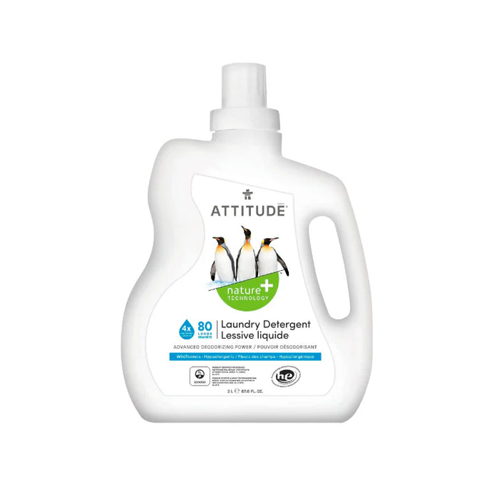 Attitude Wildflowers Laundry Detergent, 67.6 Oz