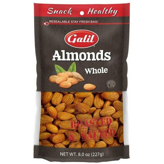 Almonds | Roasted/Salted | 8 oz | Galil