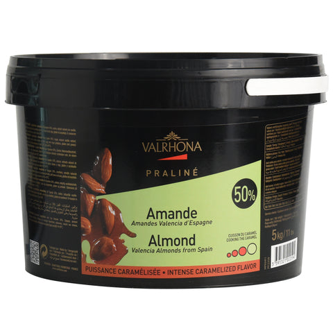 Candy & ChocolateVALRHONA ALMOND  PRALINEVALRHONA ALMOND PRALINESpecialty Food SourceIndulge in the exquisite taste of Valrhona Almond Praline, a premium confectionery masterpiece. Crafted from the finest almonds and caramelized sugar, this praline o