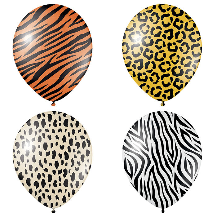 Bulk Animal Print Balloons (180 per Case)