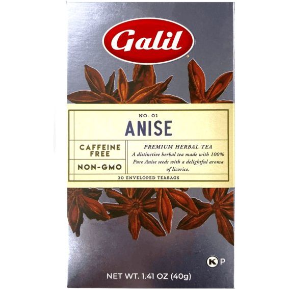 Anise Herbal Tea | 20' Tea Bags | 1.41 oz | Galil
