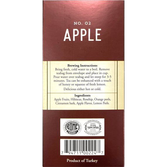 Apple Herbal Tea | 20' Tea Bags | 1.41 oz | Galil