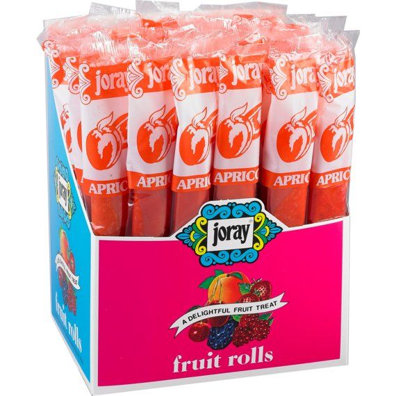 Apricot Fruit Rolls | Real Fruit | .75 oz | Joray