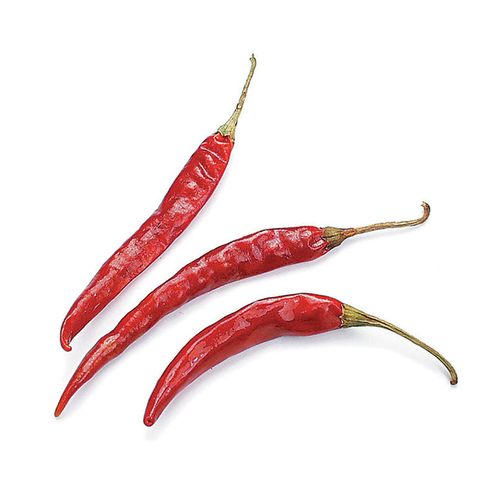 chilesArbol Chile Peppers, WholeArbol Chile Peppers,Specialty Food SourceKnown for their slender shape and piercing heat, Arbol Chiles are a staple in Mexican cuisine. They offer a crisp, clean heat and a light, grassy flavor, making them