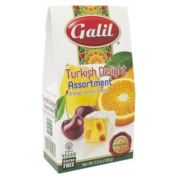 Assorted Fruit Turkish Delight | 3.5 oz | Galil
