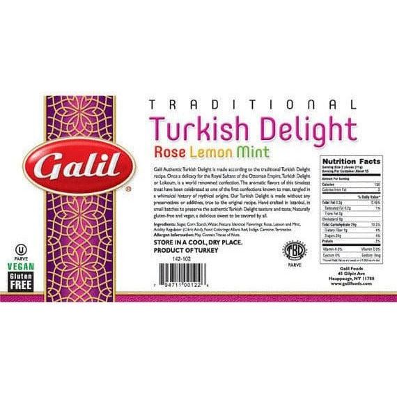 Assorted Turkish Delight | 16 oz | Galil