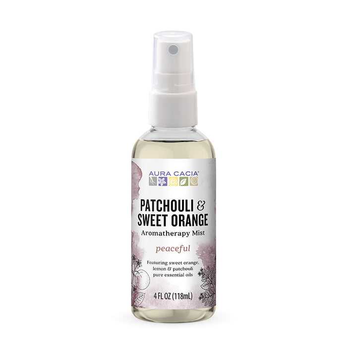 Aura Cacia Aromatherapy Mist Sweet Orange Patchouli - 4 Fl Oz