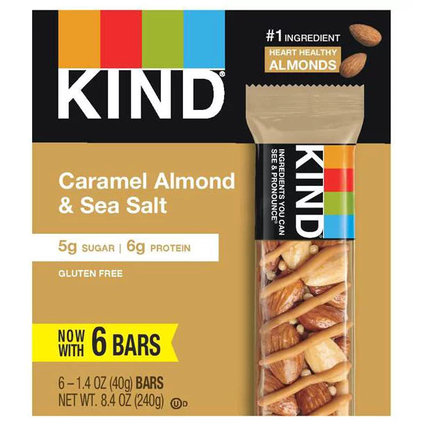 Kind Bar Caramel Almond Sea Salt (6/1.4 Oz.)