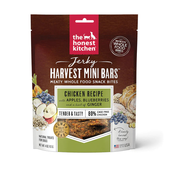 The Honest Kitchen - Dog Trt Jrky Mini Br Chicken - Case Of 6-4 Oz