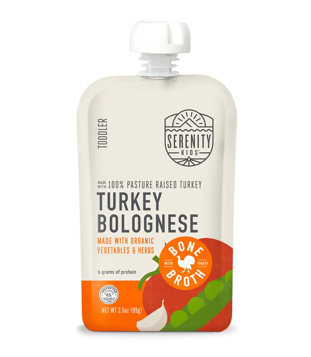 Serenity Kids Turkey Blend Bone Broth Case Of 6-3.5 Oz