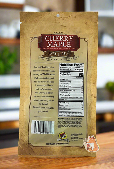 Buc-ee's Cherry Maple Beef Jerky