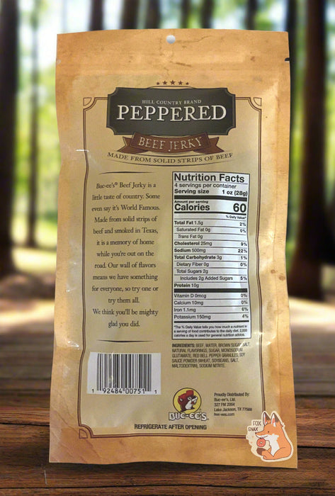 Buc-ee's Hill Country Brand Peppered Beef Jerky