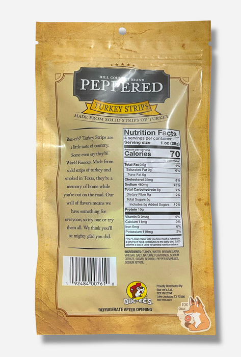 Buc-ee's Hill Country Brand Peppered Turkey Strips