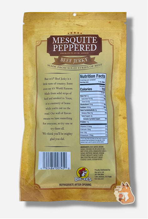 Buc-ee's Mesquite Peppered Beef Jerky