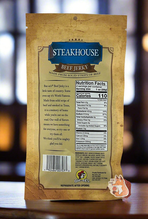Buc-ee's Steakhouse Beef Jerky