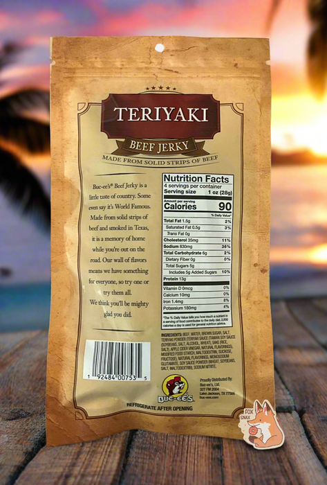 Buc-ee's Teriyaki Beef Jerky