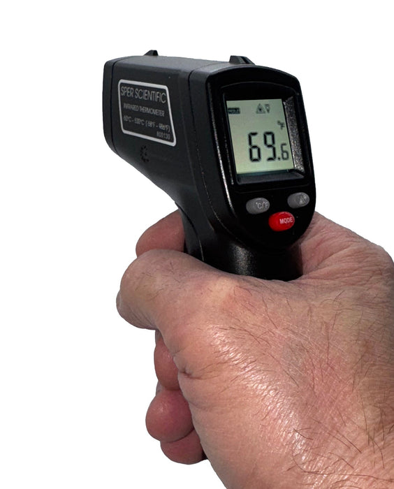 Basic Infrared Thermometer 12:1 / 986°F - User Calibrateable