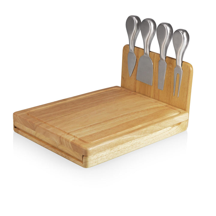 Picnic Time Asiago Cheese Cutting Board and Tools - Thumbnail 3