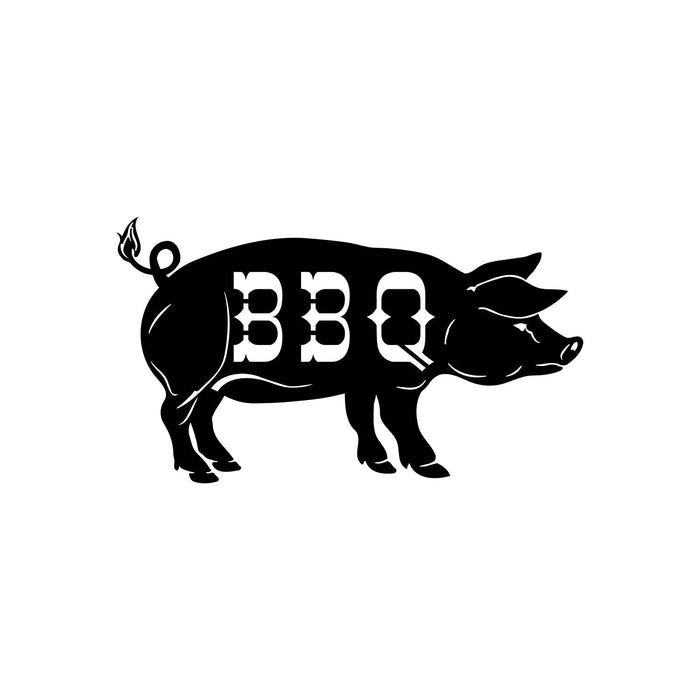 Rustic BBQ Pig Metal Wall Art | A Stylish and Durable Addition to Your Home