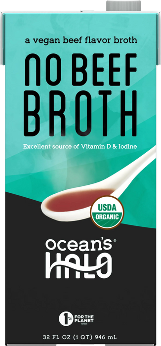 Ocean's Halo Beef-Free Broth (Pack of 6-32 Oz)