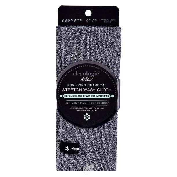 Cleanlogic Charcoal Stretch Washcloth