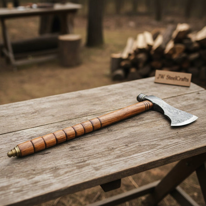Beautiful handmade Damascus steel Smoking Axe "Unique Axe"Limited Edition
