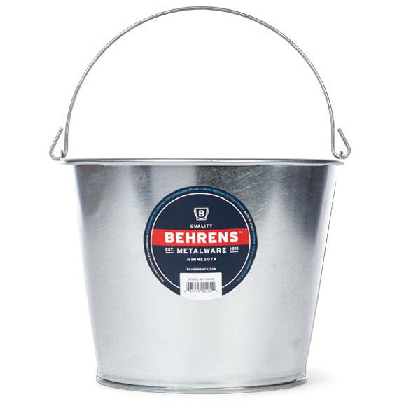 Behrens 5 Quart Galvanized Steel Pail