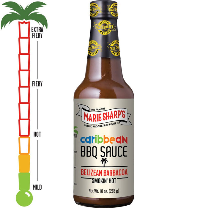 Marie Sharp's Belizean Barbacoa BBQ Sauce Smokin' Hot