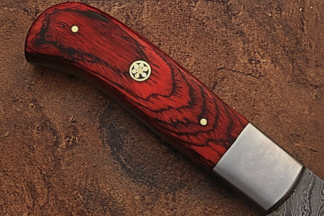 Best chef knife Custom Handmade Damascus, Single Chef/Kitchen Knife DK-0139