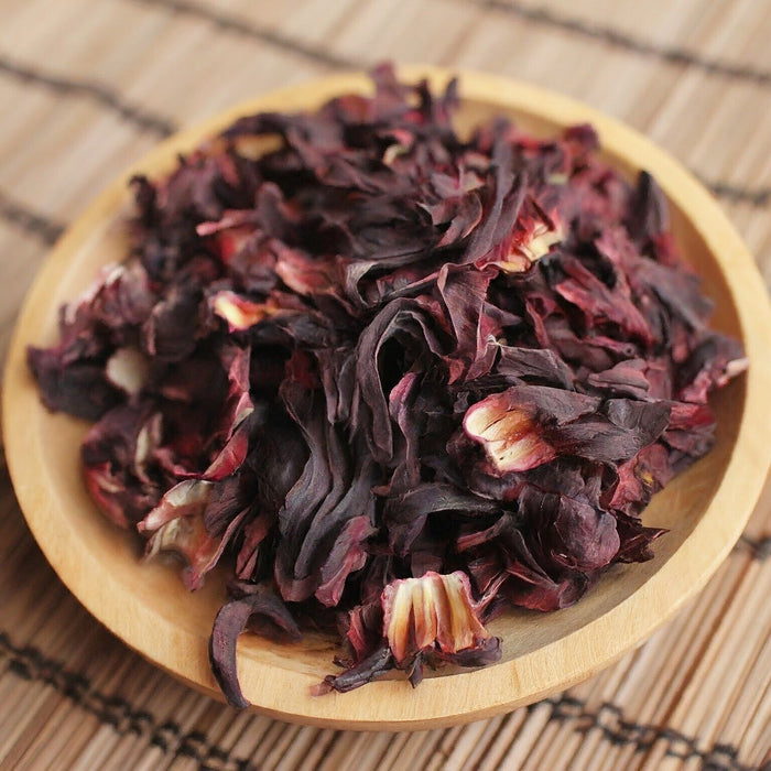Akshit 5 oz. Dried Hibiscus Flowers (Flor de Jamaica) Tea | Loose Leaf Tea | Caffeine-Free | Vegan Friendly | Fleurs d'hibiscus – Antioxidant Herbal Tea