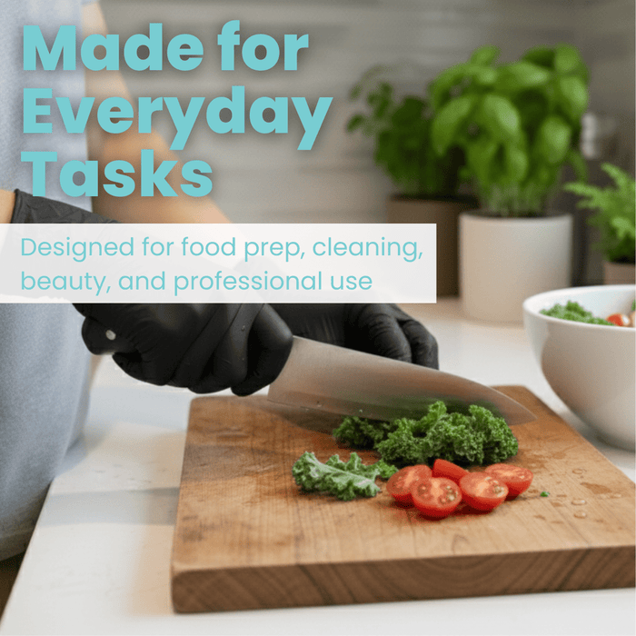 Biodegradable Nitrile Gloves 4 Mil - Black (100 gloves/box) | Eco Gloves