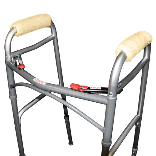 Soft n' Plush Fleece Walker Hand Grip Covers - Comfortable Mobility Aid Accessories