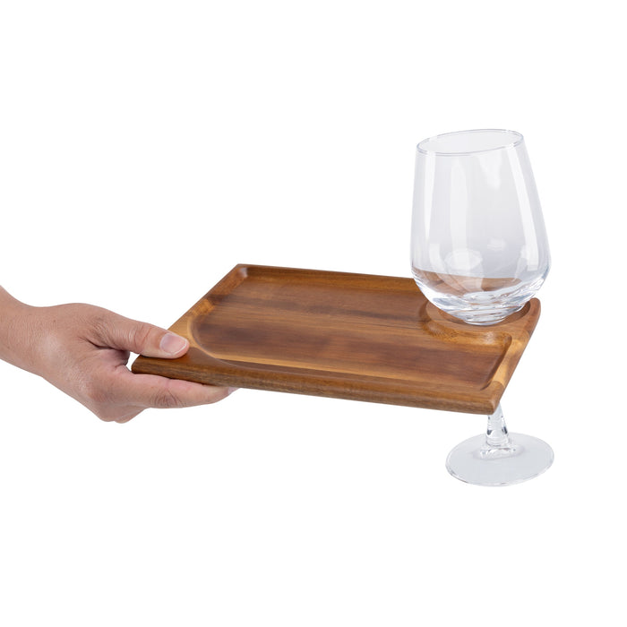 Rectangle Wine Appetizer Plate Set of 4