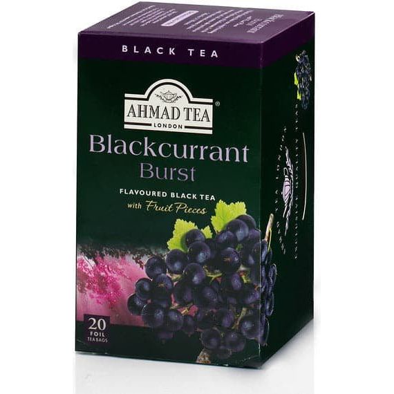 Black Currant Burst - Black Tea | 20' Tea Bags | Ahmad Tea