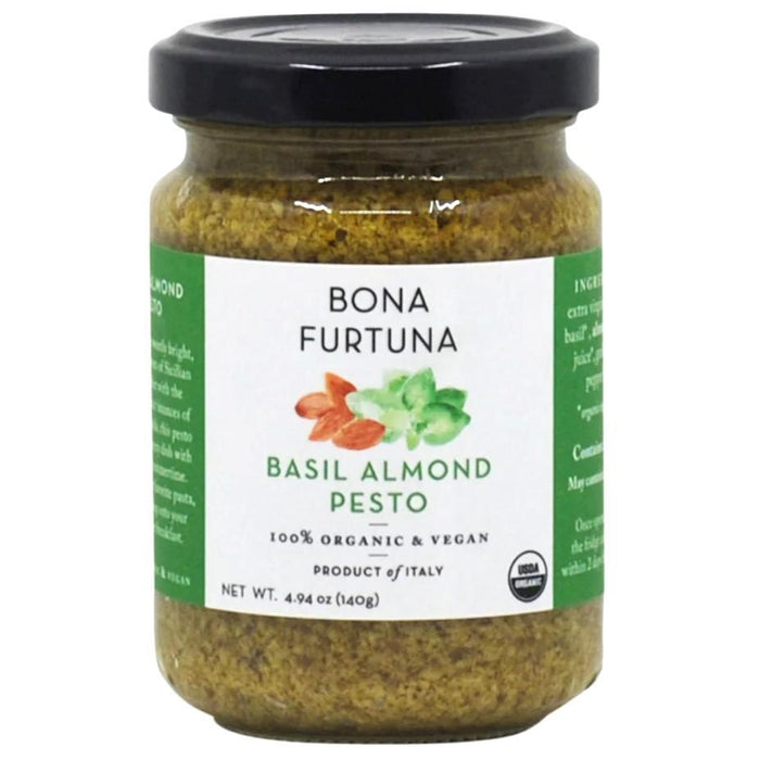 Bona Furtuna - 'Basil Almond' Organic Pesto (140G)