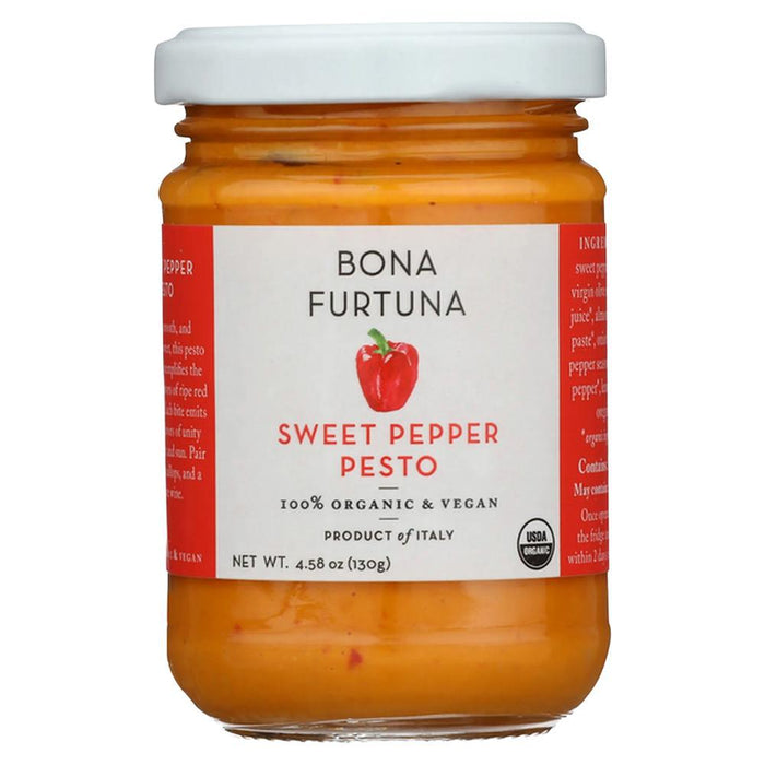 Bona Furtuna - 'Sweet Pepper' Organic Pesto (130G)