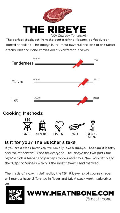 Bone-In Ribeye (Cowboy Steak) | USDA Prime