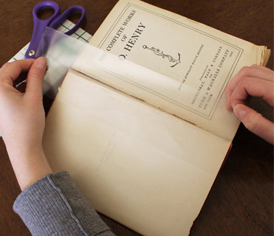 3" BookGuard™ Vinyl Book Binding Repair Tape with Liner: 10 yds