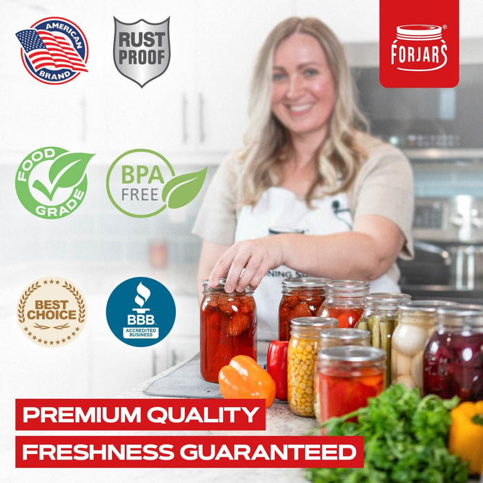 50 Regular Mouth Canning Lids