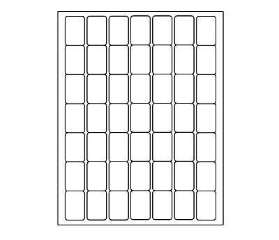 Printable Barcode Labels - 1" x 1-1/2"