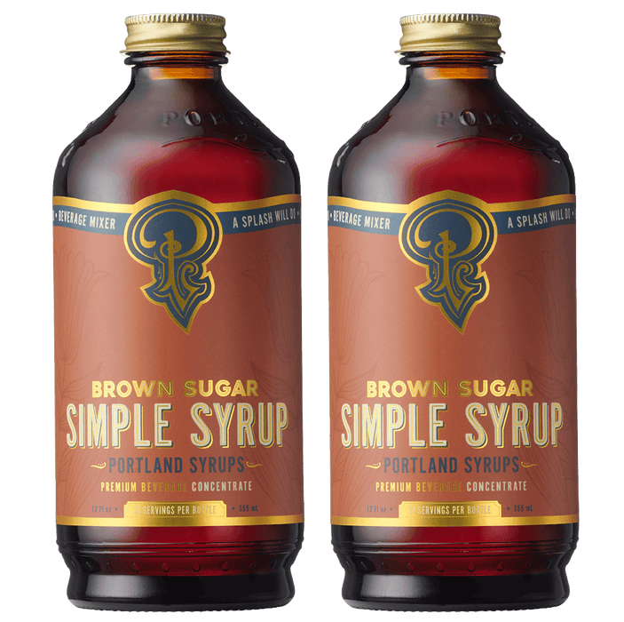 Brown Sugar Simple Syrup two-pack